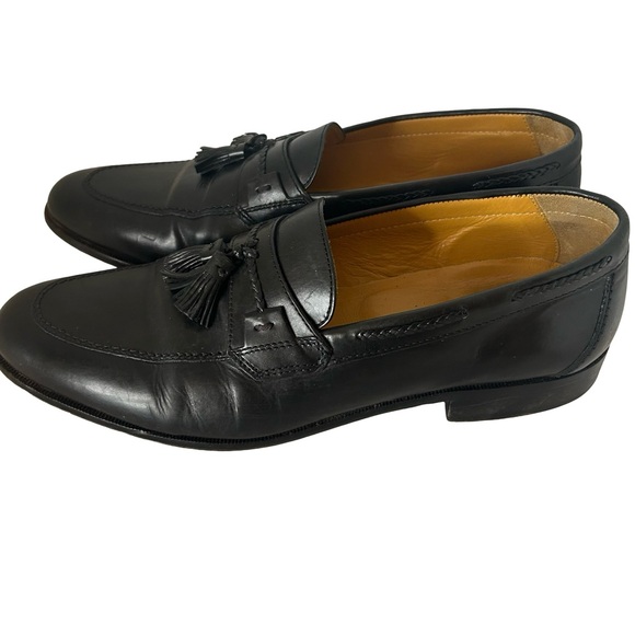 Johnson & Murphy size 12. Black Tassel Loafers - Picture 6 of 8